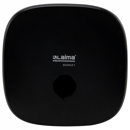 Диспенсер для туалетной бумаги LAIMA PROFESSIONAL PREMIUM BLACK (Система T2), малый, черный, ABS-пластик, 609521