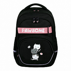 Рюкзак BRAUBERG MOTION, 2 отделения, 3 кармана, "Cat tower", 41х28х17 см, 272033