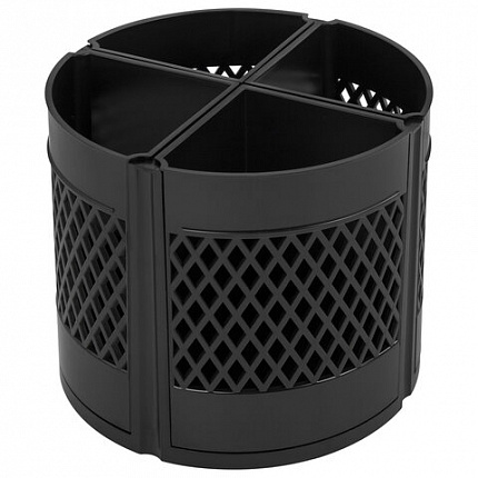 Подставка-органайзер STAFF Octet, 4-8 отделений (трансформер), вращающаяся, черная, 238321