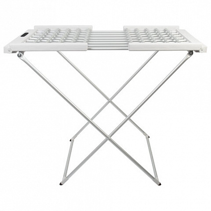 Сушилка для белья напольная, электрическая, раскладная, 3 зоны сушки, алюминиевая, таймер/регулировка темп. 45-70 °С, LAIMA HOME, 700979