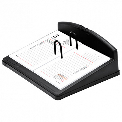 Подставка под календарь календарь STAFF "EVERYDAY", 230х180х85 мм, черный, 238788