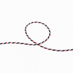 Нить хлопчатобумажная для прошивки документов, ТРИКОЛОР, диаметр 1,6 мм, длина 120 м, сменный блок, BRAUBERG, 601814