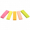 Закладки клейкие неоновые BRAUBERG бумажные, 50х14 мм, 1250 штук (5 цветов х 50 листов, КОМПЛЕКТ 5 штук), 112443