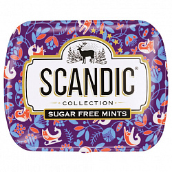 Драже освежающие SCANDIC без сахара со вкусом "Клубничный микс", 14 г., 4610274540063