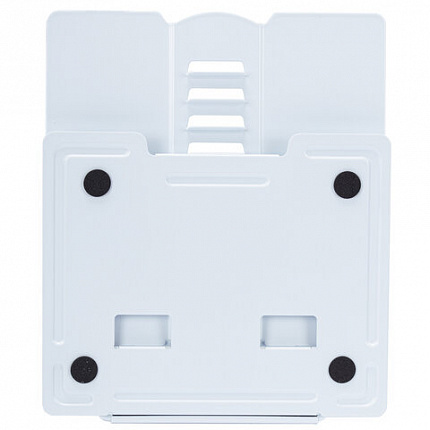 Подставка для книг и учебников BRAUBERG KIDS mini "White", регулируемый угол наклона, металлическая, 238973