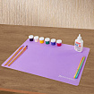 Настольное покрытие BRAUBERG для труда и творческих занятий, силикон, фиолетовое, 30х40 см, 273375, 272375