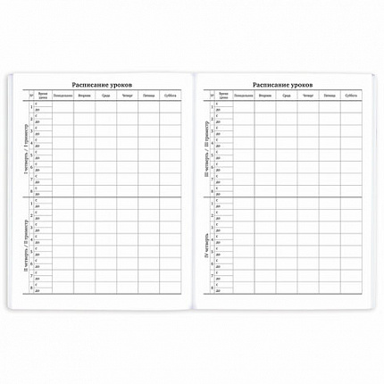 Дневник 1-11 класс 40 л., на скобе, ПИФАГОР, обложка картон, МИКС "Универсальный", 107139