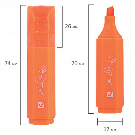 Набор текстовыделителей мини, 12 ЦВЕТОВ, BRAUBERG "ULTRA", 6 неоновых цветов + 6 пастельных цветов, линия 1-5 мм, 152538