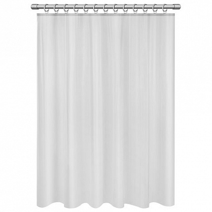 Шторка для ванной PEVA, 180х180 см, кольца в комплекте, цвет ассорти (белый, голубой, коричневый), WBZ (ВБЗ), 700067