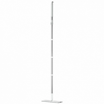 Швабра с отжимом и ведром 12л/9л двухкамерное, 2 насадки микрофибра, карманы с 2-х сторон, рукоятка 134-154см белый NeoMop XL, LAIMA,609149