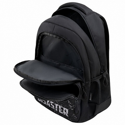 Рюкзак BRAUBERG CONCEPT универсальный, 2 отделения, светоотражающий принт, "Disaster", 45х30х18 см, 273848