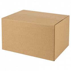 Гофрокороб, длина 380 мм х ширина 280 мм х высота 225 мм, марка Т22, профиль В, FEFCO 0201 / ГОСТ, исполнение А, 440055