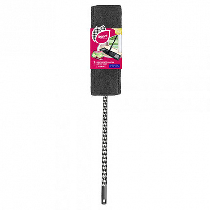 Швабра КОМПЛЕКТ черенок 80-130см +флаундер+МОП микрофибра, "Pepita", YORK, 081840