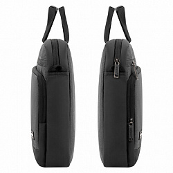 Сумка портфель HEIKKI FORWARD (ХЕЙКИ) с отделением для ноутбука 15,6", темно-серая, 29х40х9 см, 272611