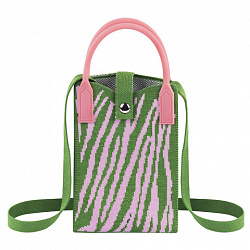 Сумочка-органайзер повседневная HEIKKI KNIT (ХЕЙКИ) кросс боди, вязаная, 17х12х5 см, "Fun zebra", 273792