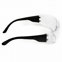 Очки защитные открытые ЕЛАНПЛАСТ "Классик Тим", прозрачные, ударопрочный поликарбонат, ОЧК201