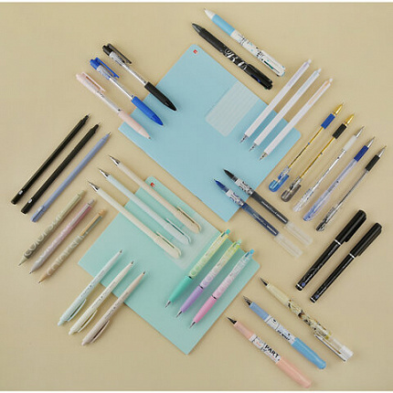 Ручка гелевая BRUNO VISCONTI "Super Slim Black", ЧЕРНАЯ, узел 0,28 мм, линия 0,2 мм, 20-0397