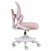 Кресло детское с подставкой для ног BRABIX KIDS "MG-220", сетка/ткань TW, розовое, 533314