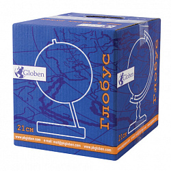 Глобус политический GLOBEN "Классик", 21 см, с подсветкой, К012100010