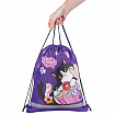 Мешок для обуви BRAUBERG KIDS, светоотражающая полоса, 46х36 см, "Sweet cheeks", 272390