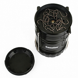 Фонарь туристический CAMELION 3Вт LED, питание 3xAAА (не в комплекте), контейнер и магнит, LED5632