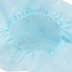 Бахилы из спанбонда низкие КОМПЛЕКТ 80 штук (40 пар), 25 г/м2 ГЕКСА, голубые