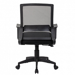 Кресло CROMEX (КРОМЕКС) "Basic CH-698", с подлокотниками, механизм качания, сетка/ткань TW, черное, 533069