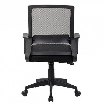 Кресло CROMEX (КРОМЕКС) "Basic CH-698", с подлокотниками, механизм качания, сетка/ткань TW, черное, 533069