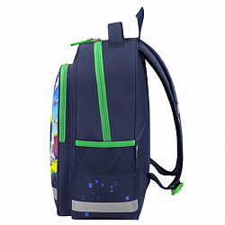 Рюкзак ПИФАГОР SCHOOL, 1 отделение, 3 кармана, "Football match", 38x28х14 см, 273171