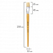 Кисть BRAUBERG, щетина, плоская, № 18, 200206