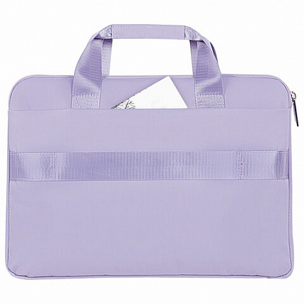 Сумка портфель HEIKKI ULTRA (ХЕЙКИ) с отделением для ноутбука 15,6", Lavender, лавандовая, 28х39х3 см, 272610