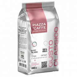 Кофе в зернах PIAZZA DEL CAFFE "Gusto Classico", 1 кг, 1774-06