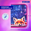 Пенал BRAUBERG, 1 отделение, 2 откидные планки, полиэстер, 21х14 см, Cute fox, 272318