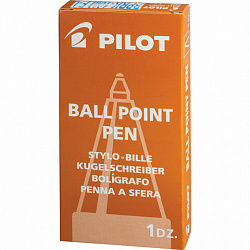 Ручка шариковая масляная автоматическая PILOT, СИНЯЯ, корпус синий, узел 0,7 мм, линия письма 0,22 мм, BPRK-10M