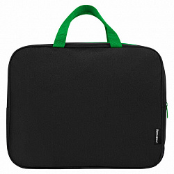 Папка на молнии с ручками BRAUBERG А4, 1 отделение, полиэстер, 80 мм, "Digital spider", 273303