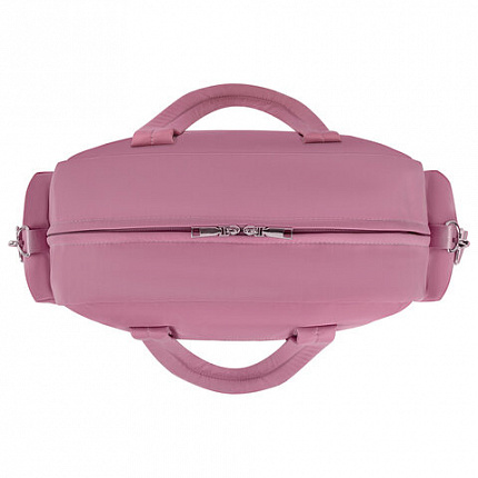 Сумка дорожная HEIKKI HANDY (ХЕЙКИ), карман на молнии, багажная лента, пыльная роза, 43х16х30 см, 273872