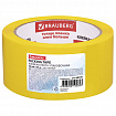 Клейкая лента упаковочная, 48 мм х 66 м, ЖЕЛТАЯ, толщина 45 микрон, BRAUBERG, 440141