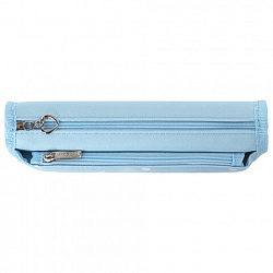 Пенал мягкий ЮНЛАНДИЯ, 2 отделения, полиэстер, "Heart", мятный, 21х6х9 см, 270257