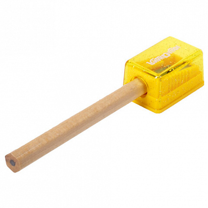 Точилка ЮНЛАНДИЯ "Космо Мини", с контейнером, пластиковая, корпус ассорти, 228459