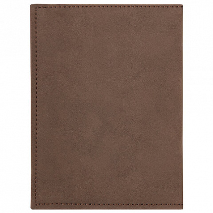 Обложка для паспорта с карманами и резинкой, мягкая экокожа, "PASSPORT", коричневая, BRAUBERG, 238204