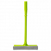 Окномойка ЛЮБАША, пластиковая ручка 40 см, рабочая часть 20 см (стяжка, губка, ручка), 603614