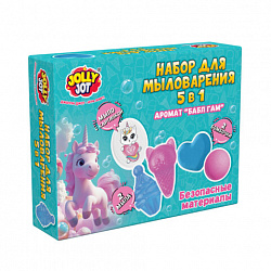 Мыло Набор для мыловарения 5в1, 2 мыла, 1 мыло-картинка, 2 бомбочки, JOLLY JOT (ДЖОЛЛИ ДЖОТ), 665985