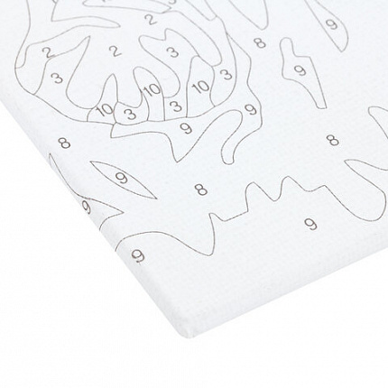 Картина по номерам 15х20 см, ЮНЛАНДИЯ "Божья коровка", на подрамнике, акрил, кисти, 662503