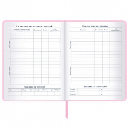 Дневник 1-11 класс 48 л., кожзам (твердая), печать, глиттер, ЮНЛАНДИЯ, "КОШЕЧКА", 105940