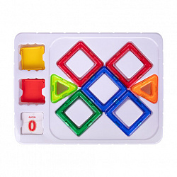 Магнитный конструктор MAGNETIC BLOCKS-19, 19 деталей, BRAUBERG KIDS, 663843