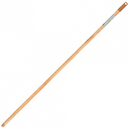 Черенок рукоятка 120 см, еврорезьба, дерево + лак (ЭВКАЛИПТ), d=2,2 см, BOOMHOUSE (БумХаус), 700890