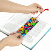 Закладка для книг с линейкой 3D-ОБЪЕМНАЯ BRAUBERG, "Бабочки", с декоративным шнурком, 125748