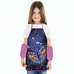 Фартук с нарукавниками для уроков труда ЮНЛАНДИЯ, регулировка по росту, 46х54 см, "Colorful butterfly", 273763