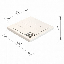 Игра логическая "Собирашки", пластик, размер поля 10х10 см, 15 фишек, фишка 2х2см, НОРДПЛАСТ, 812