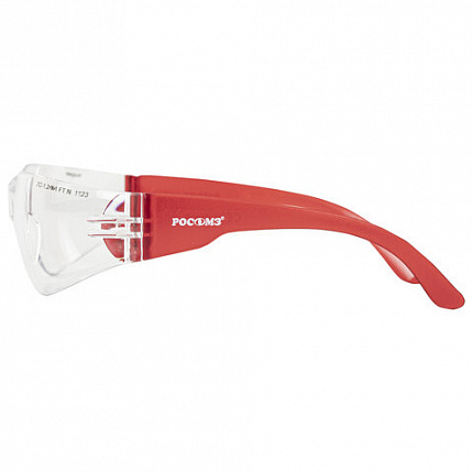 Очки защитные открытые РОСОМЗ О15 Hammer Active super, прозрачные, устойчивы к химическим веществам, незапотевающее покрытие, поликарбонат, 11530